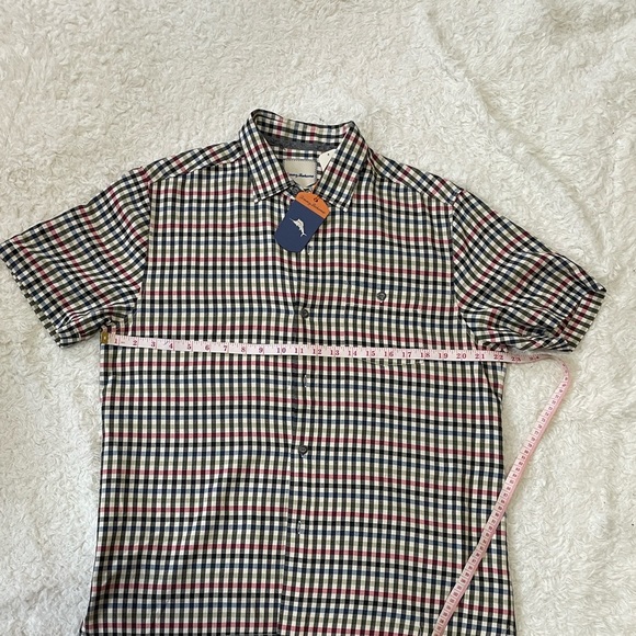 Tommy Bahama Multicolor Plaid Button Down Shirt - Picture 6 of 12